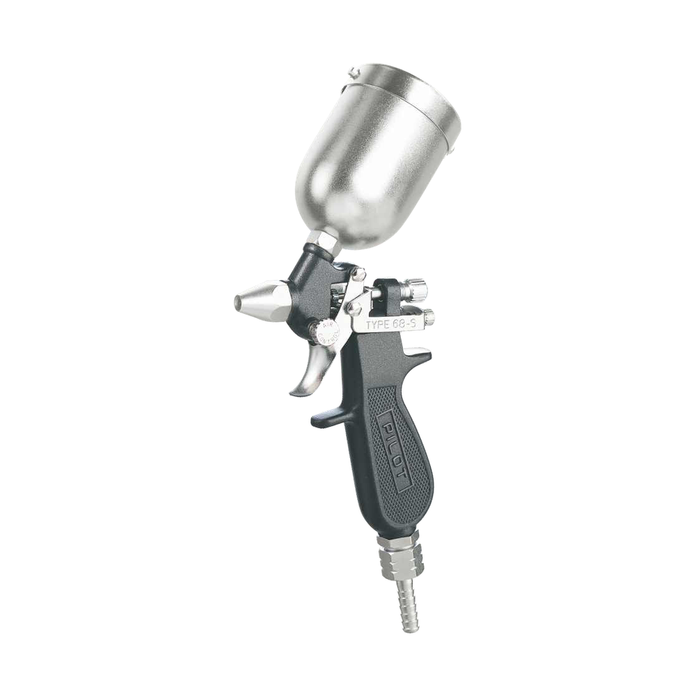 Pilot Type 68 Spray Gun with SS Top Feed Cup 0.14 L