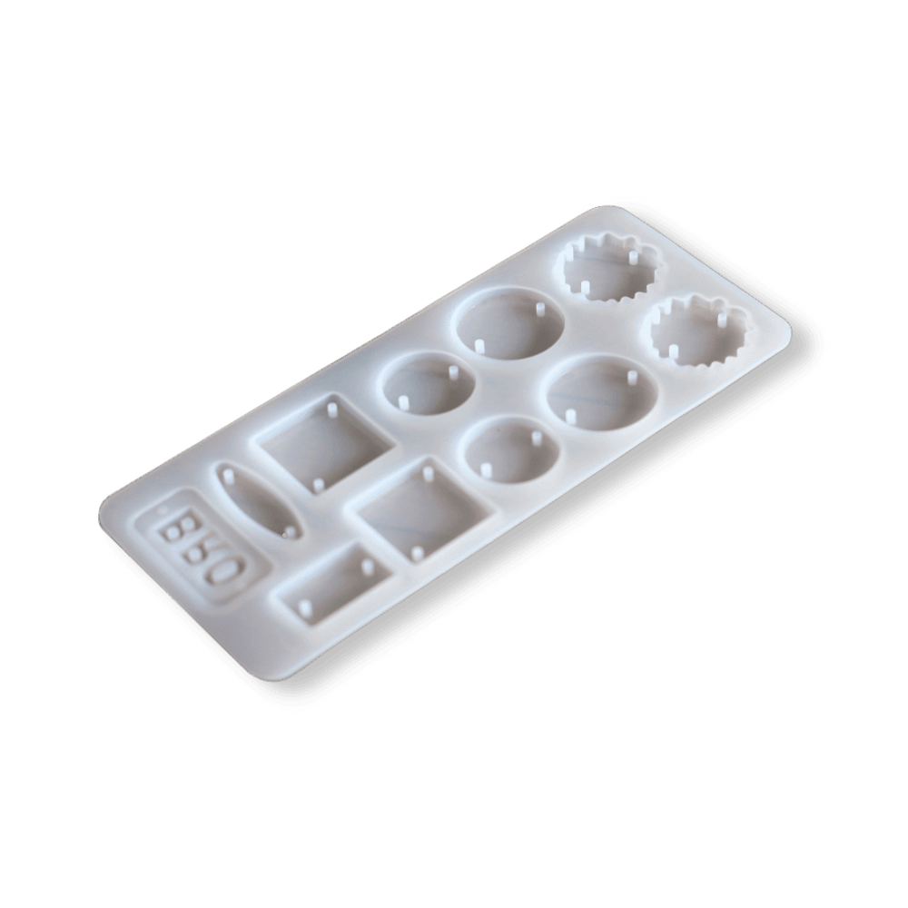 Eco-Mould: 11 Shapes Raakhi Silicone Mould - BohriAli.com