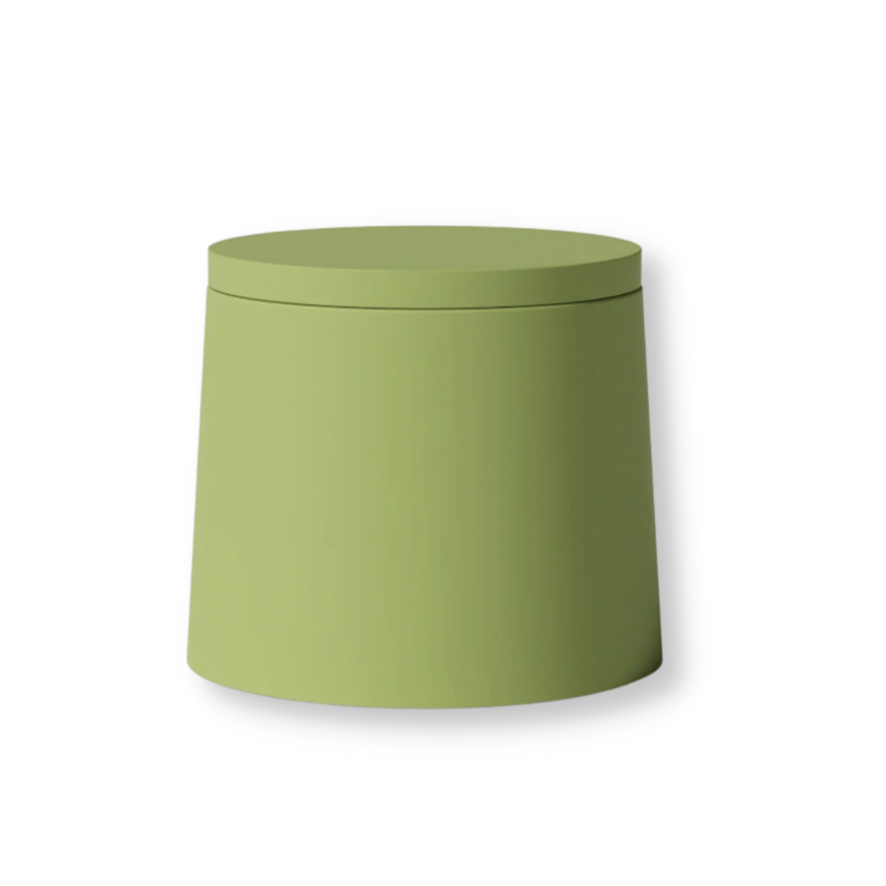 Boowan Nicole: Simple Style Small Candle Jar with Lid Silicone Mold