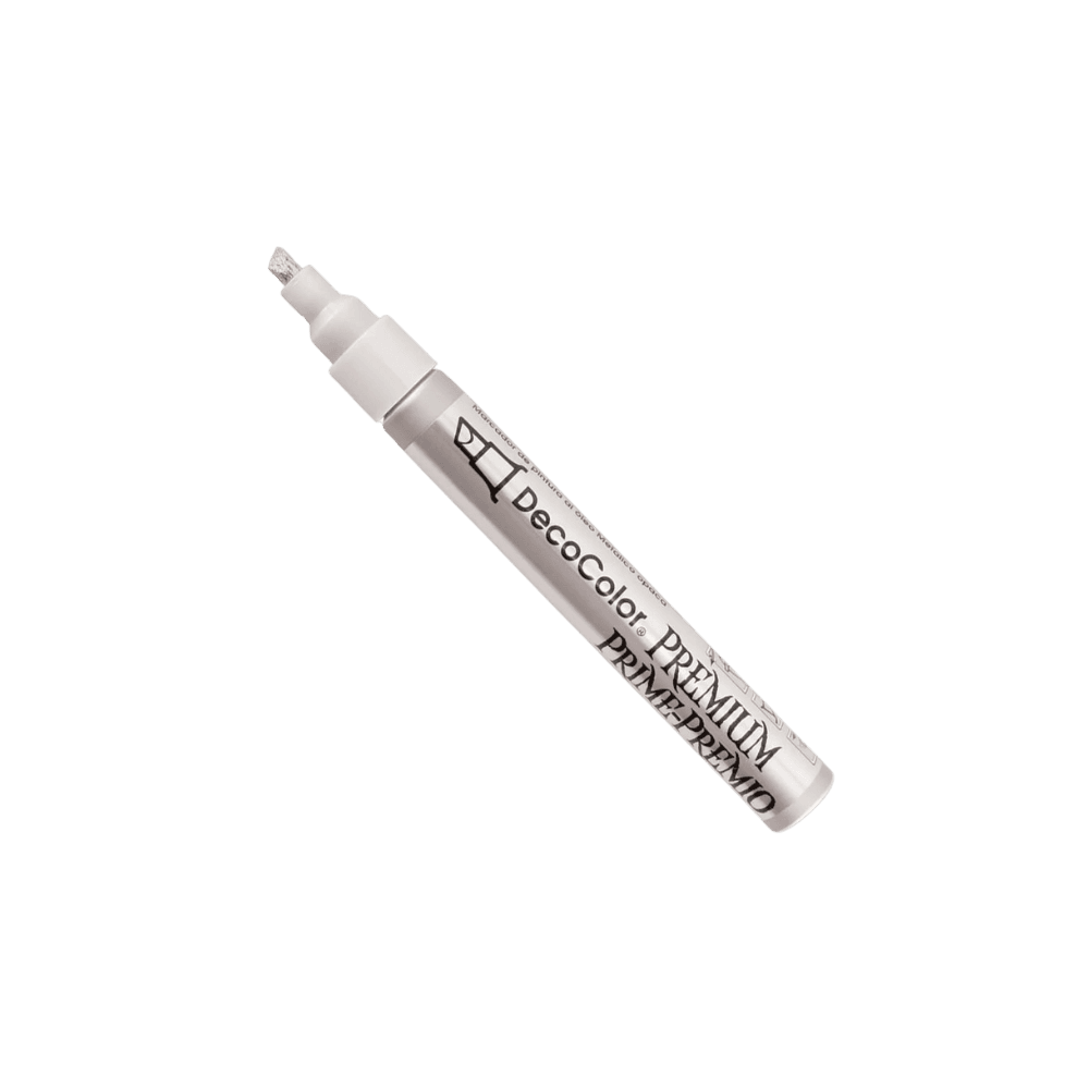Silver - Uchida Deco Color Premium Prime-Premo Chisel Tip Marker | Edge Highlighter Pen - BohriAli.com