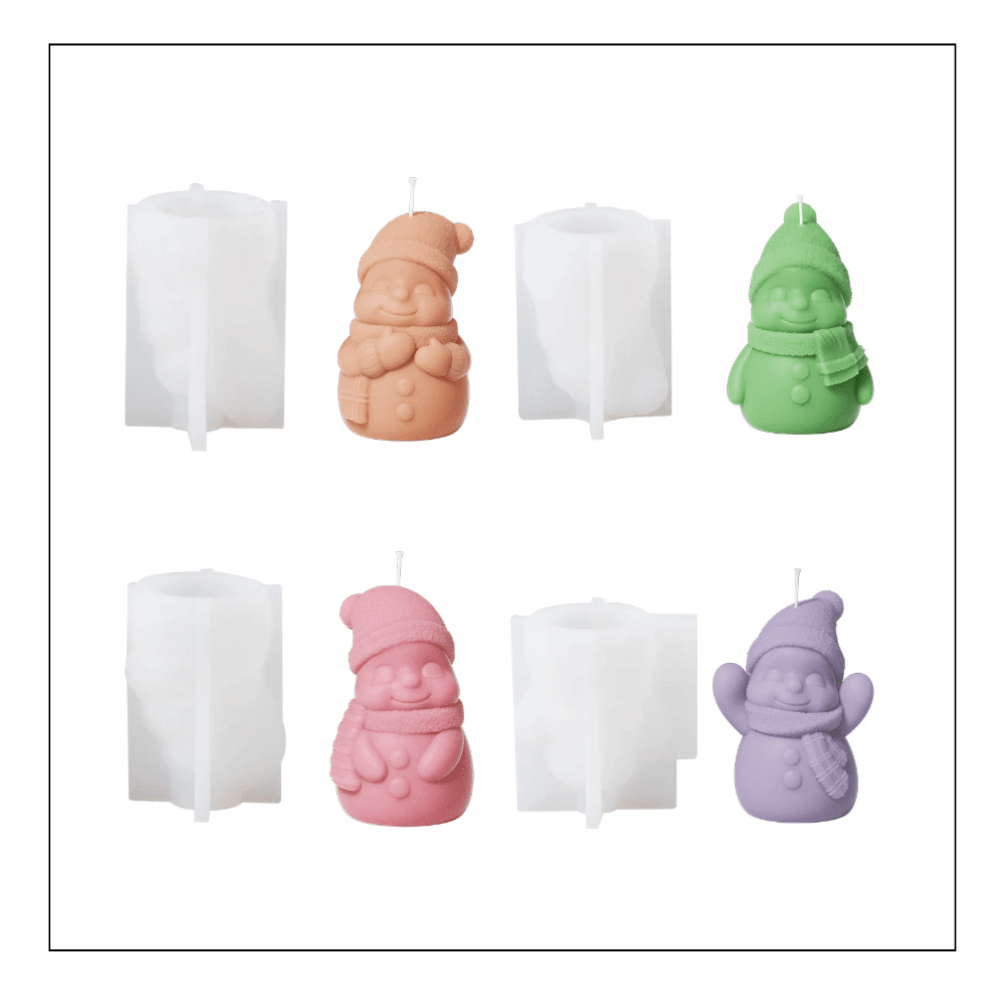 Boowan Nicole: Snowy Friend Christmas Candle Collection - BohriAli.com