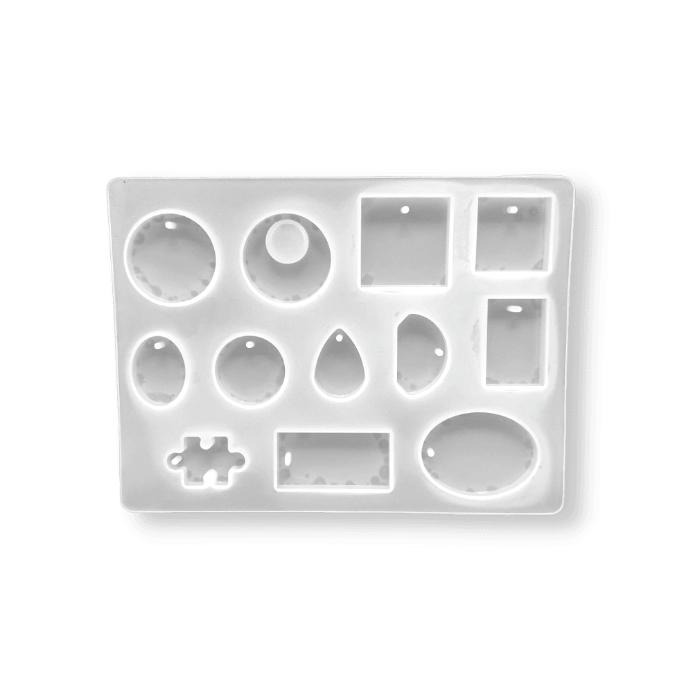 Eco-Mould: 12 Shapes jewellery Silicone Mould - BohriAli.com