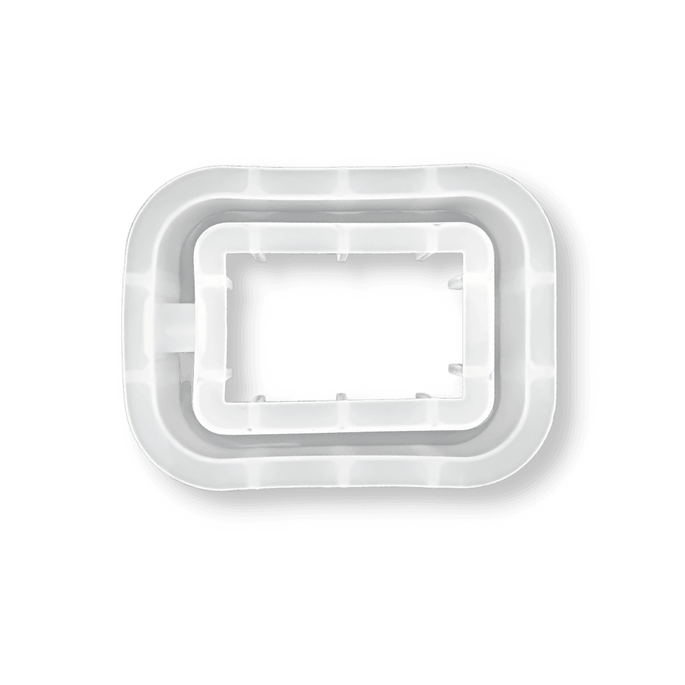 Eco-Mould: Rectangular Tube Planter Silicone Mould - BohriAli.com