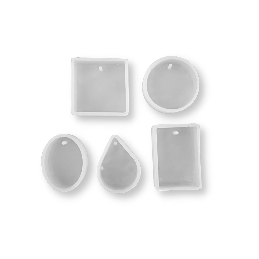 Eco - Mould Set of 5 Pendant Silicone Mould - BohriAli.com