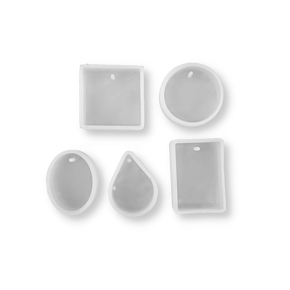 Eco-Mould: Set of 5 Pendant Silicone Mould - BohriAli.com