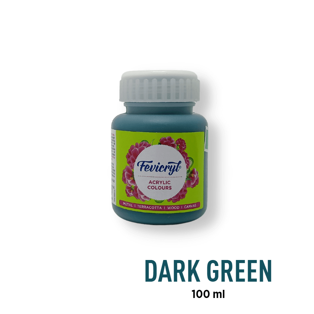 Fevicryl Acrylic Paint Dark Green (06)