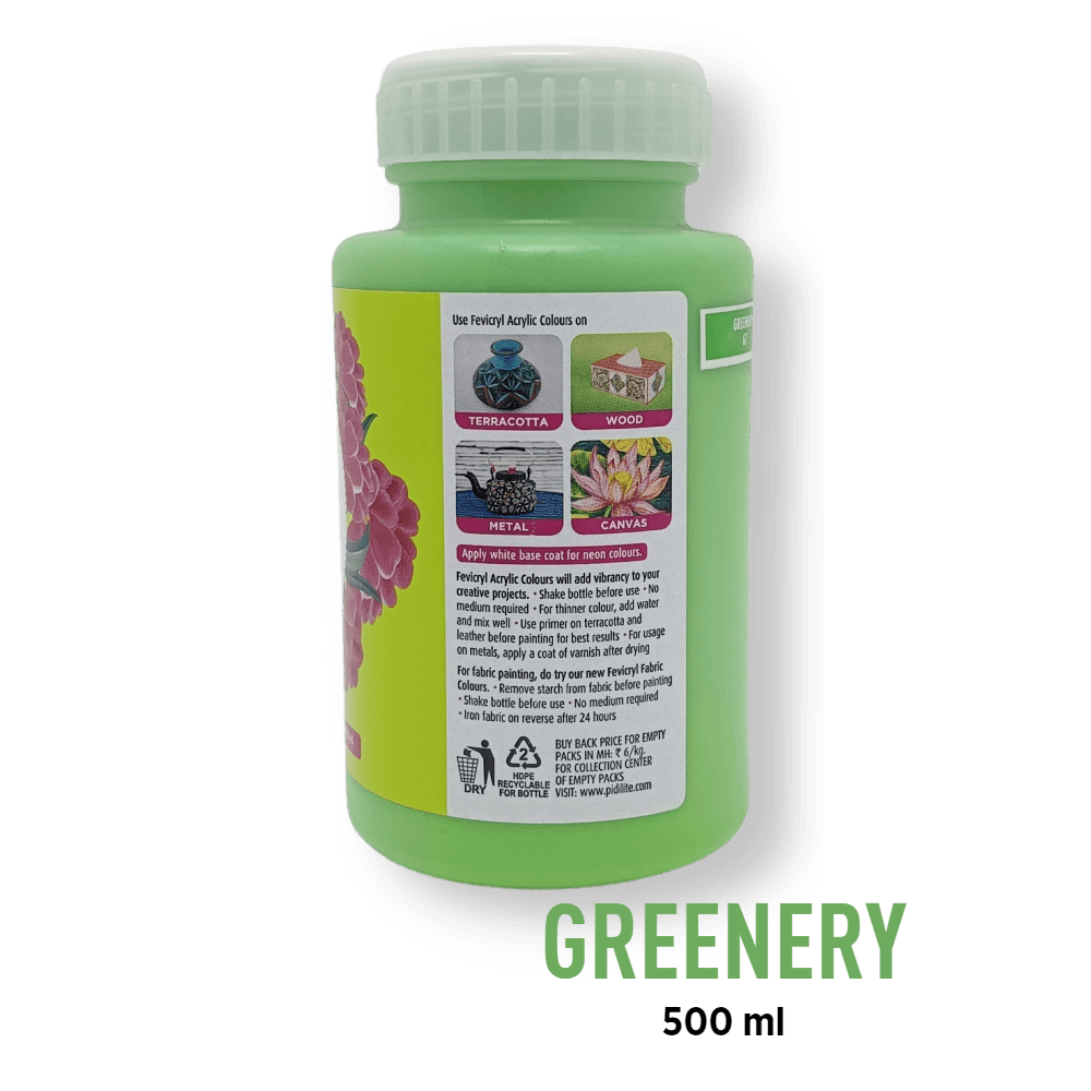 Fevicryl Acrylic Paint - Greenery (67) - BohriAli.com