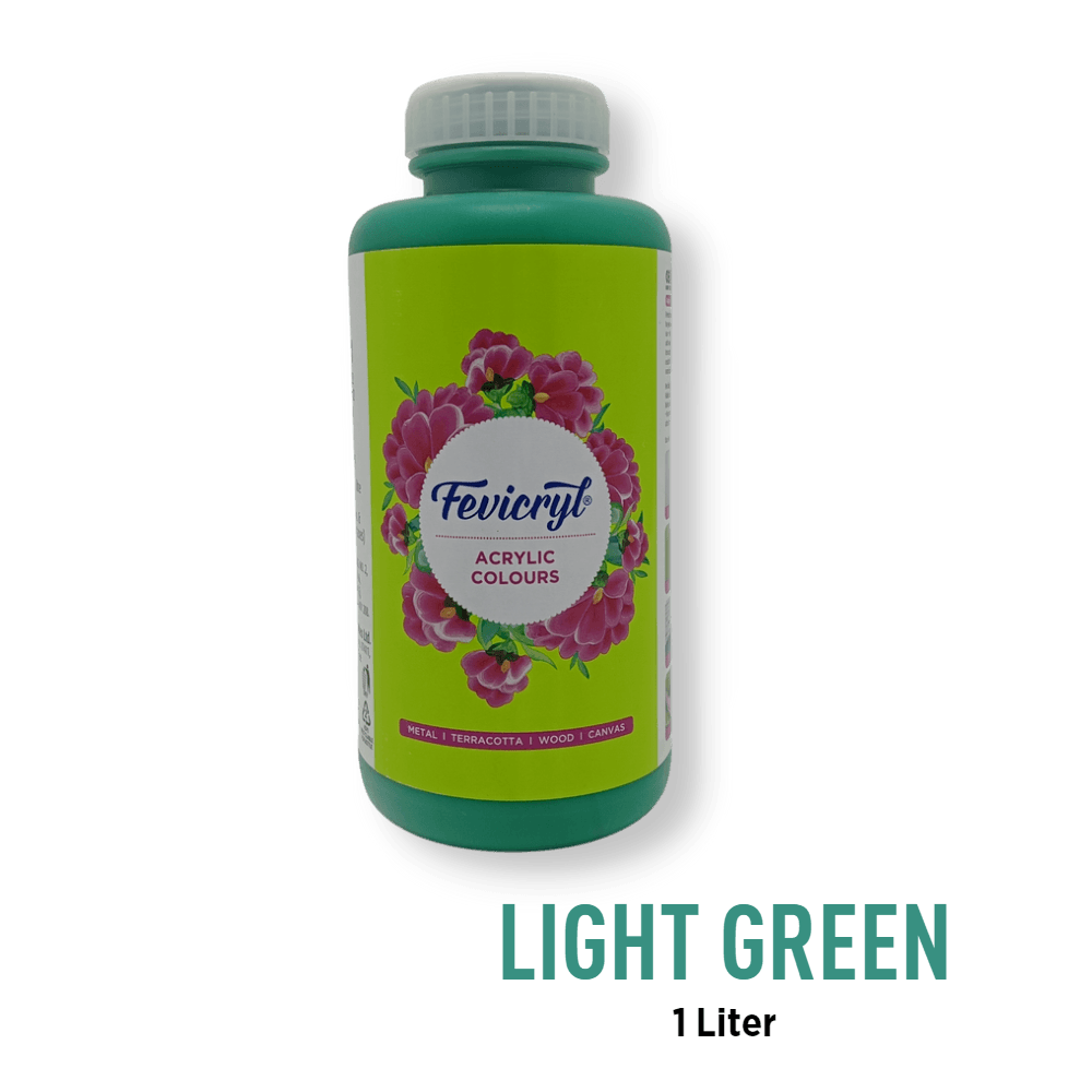 Fevicryl Acrylic Paint - Light Green (12) - BohriAli.com
