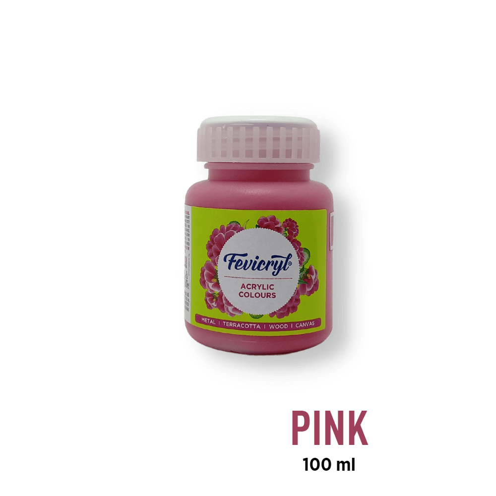 Fevicryl Acrylic Paint Pink (18)