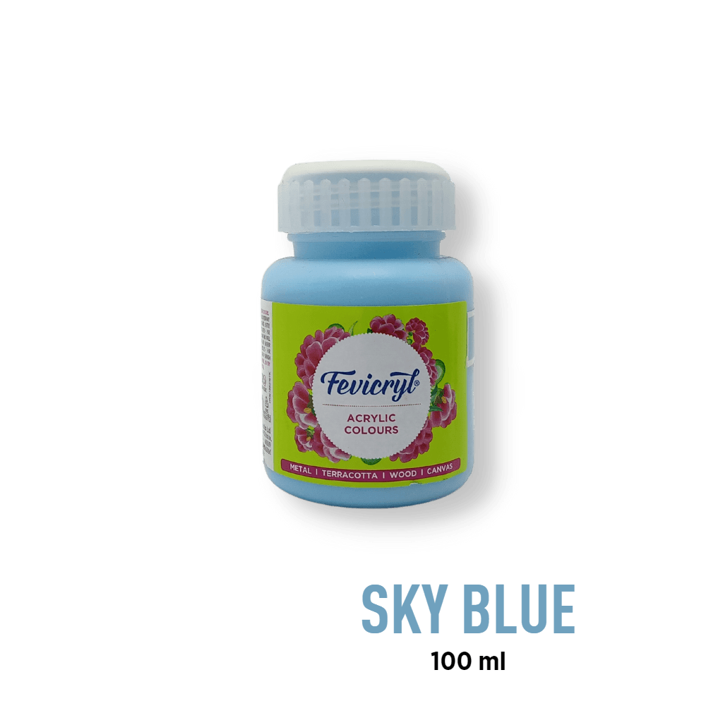 Fevicryl Acrylic Paint Sky Blue (63)