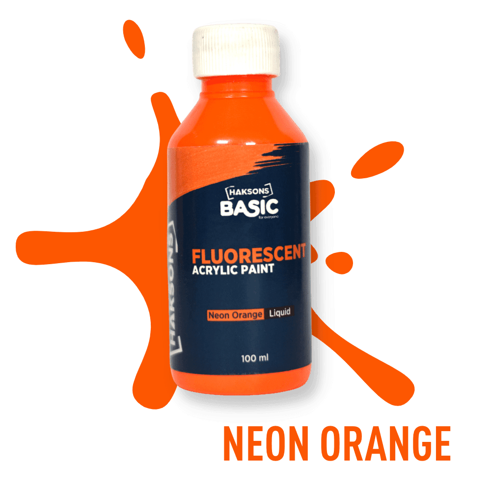 Haksons Fluorescent Paint - Neon Orange - BohriAli.com