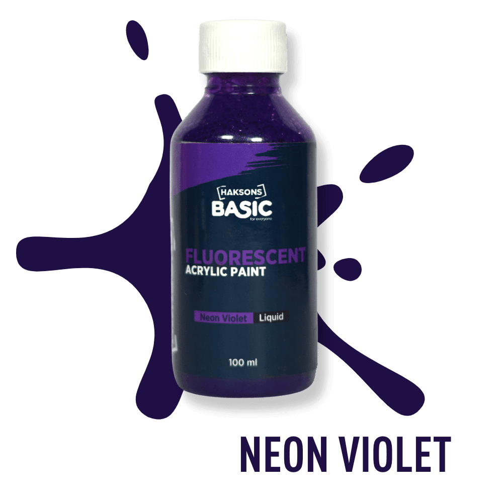 Haksons Fluorescent Paint - Neon Violet - BohriAli.com