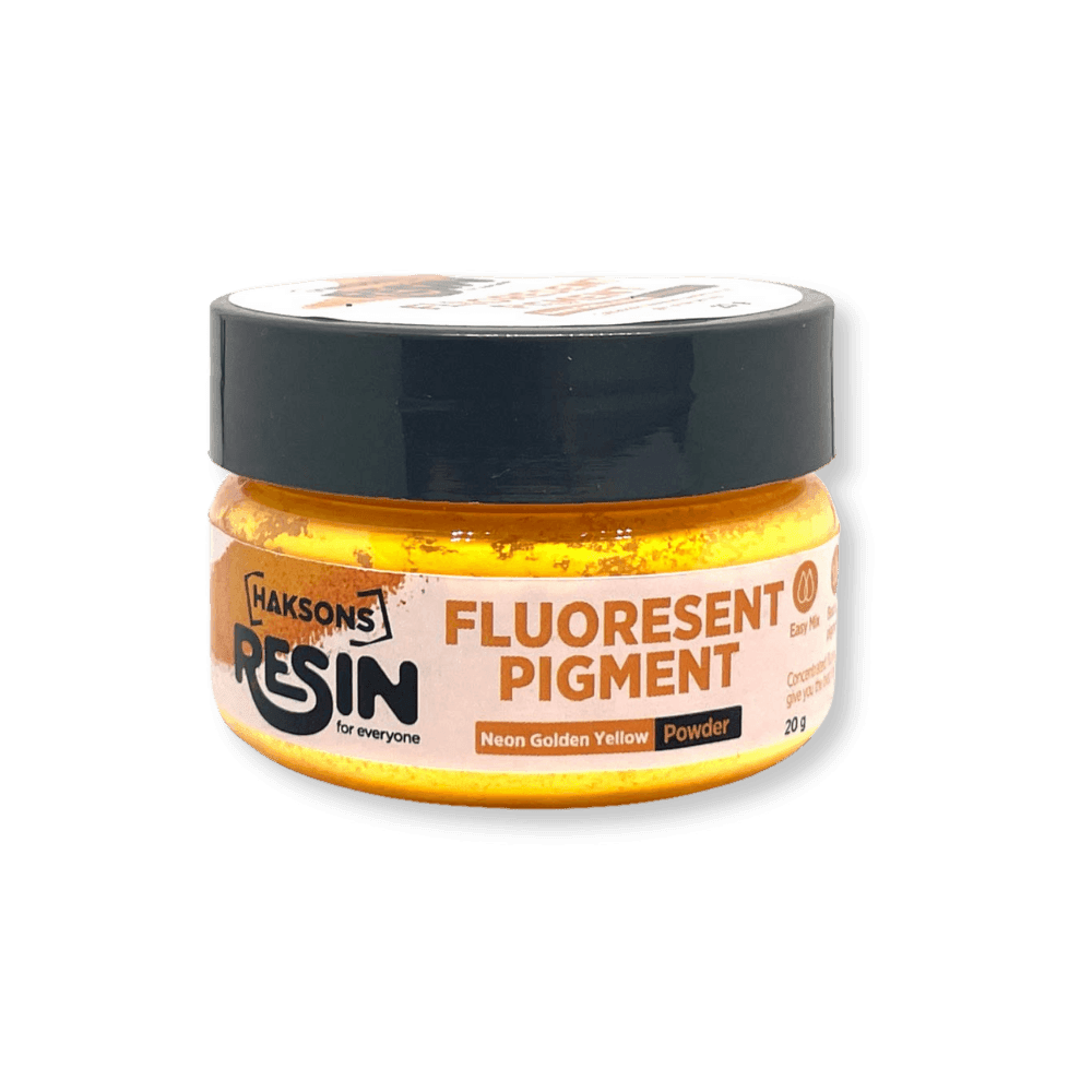 Haksons Fluorescent Pigments / Neon Powders - Golden Yellow - BohriAli.com