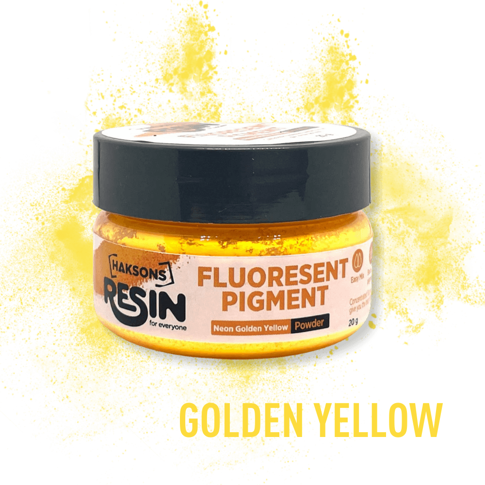 Haksons Fluorescent Pigments / Neon Powders - Golden Yellow - BohriAli.com