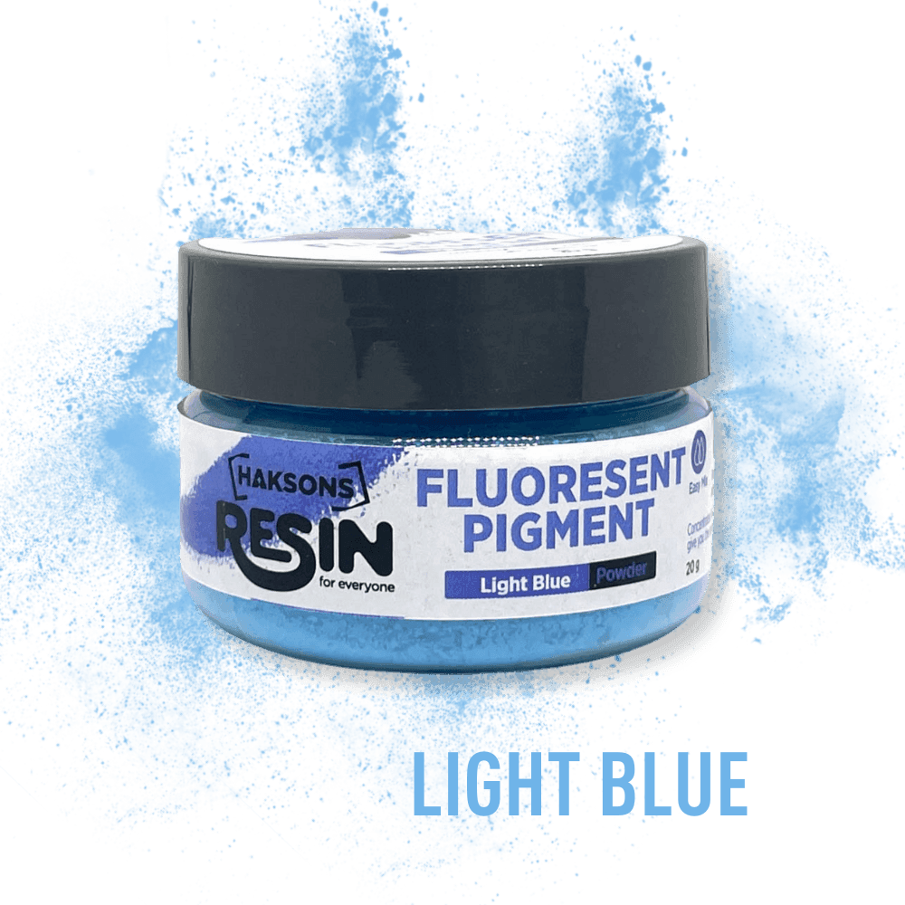 Haksons Fluorescent Pigments / Neon Powders - Light Blue - BohriAli.com
