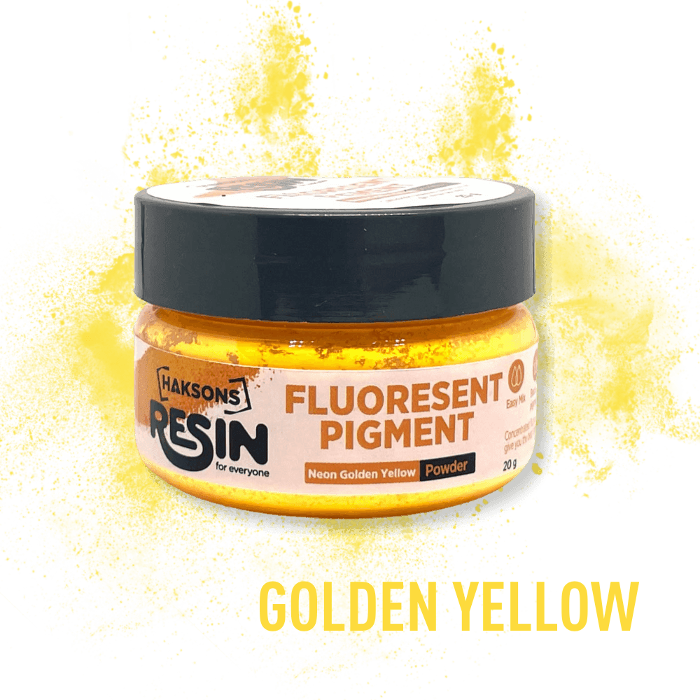 Haksons Fluorescent Pigments / Neon Powders - Pack of 8 (Resin/Jesmonite/Concrete) - BohriAli.com