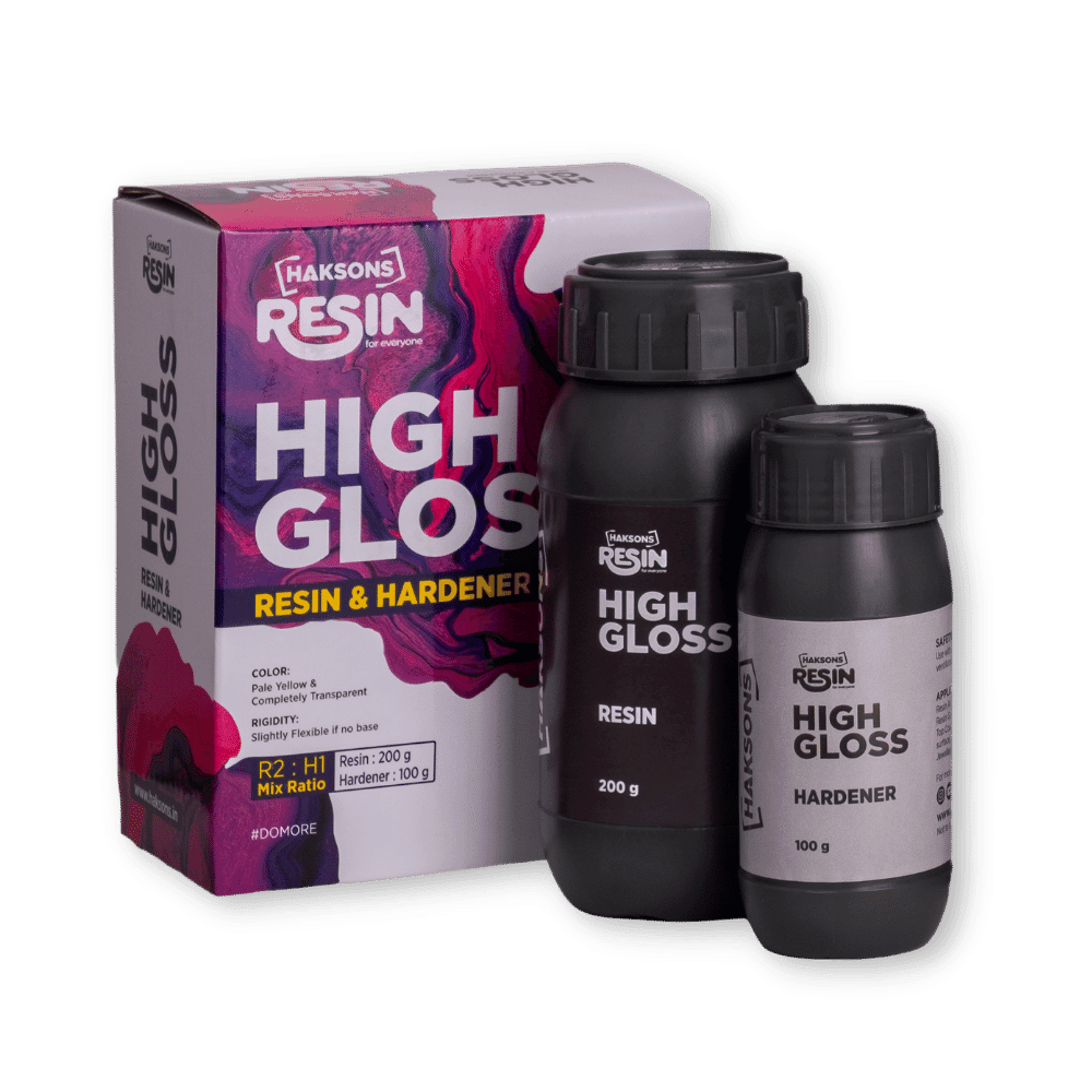 Haksons High Gloss Epoxy Resin & Hardener Coat (2:1) - BohriAli.com
