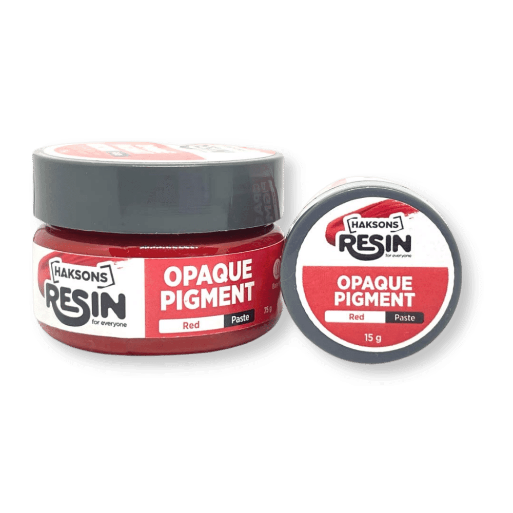 Haksons Opaque Pigment - Red | for Epoxy Resin - BohriAli.com