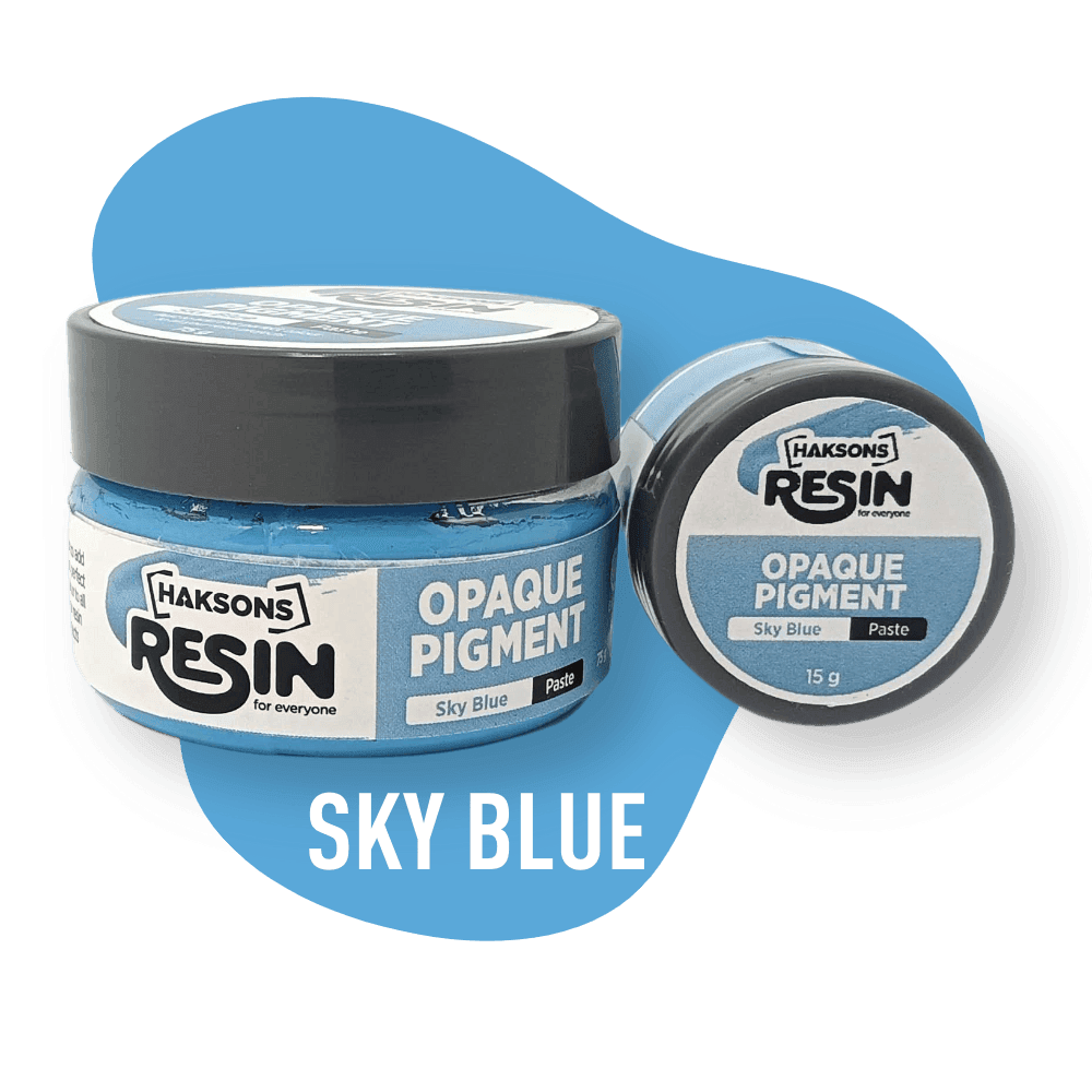 Haksons Opaque Pigment - Sky Blue | for Epoxy Resin - BohriAli.com