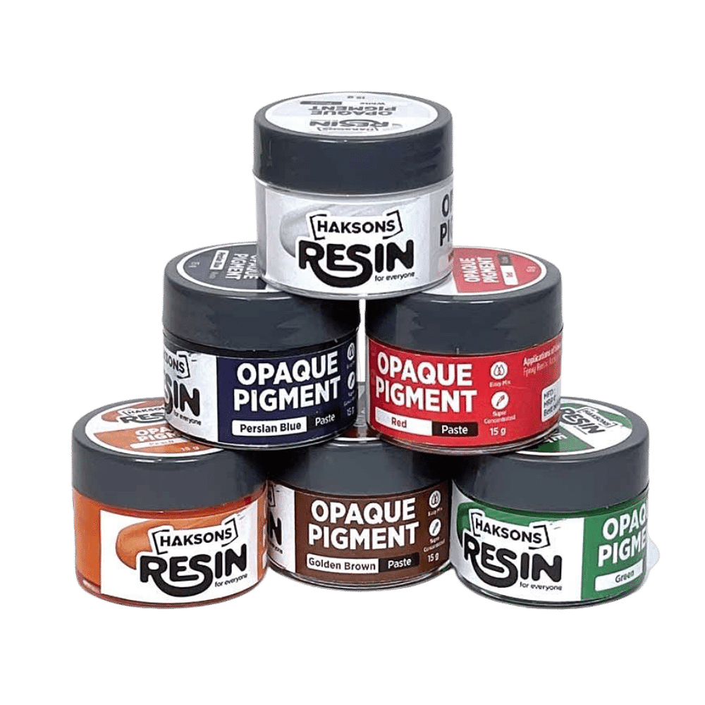 Haksons Opaque Pigments (Pack of 6) | for Epoxy Resin - BohriAli.com