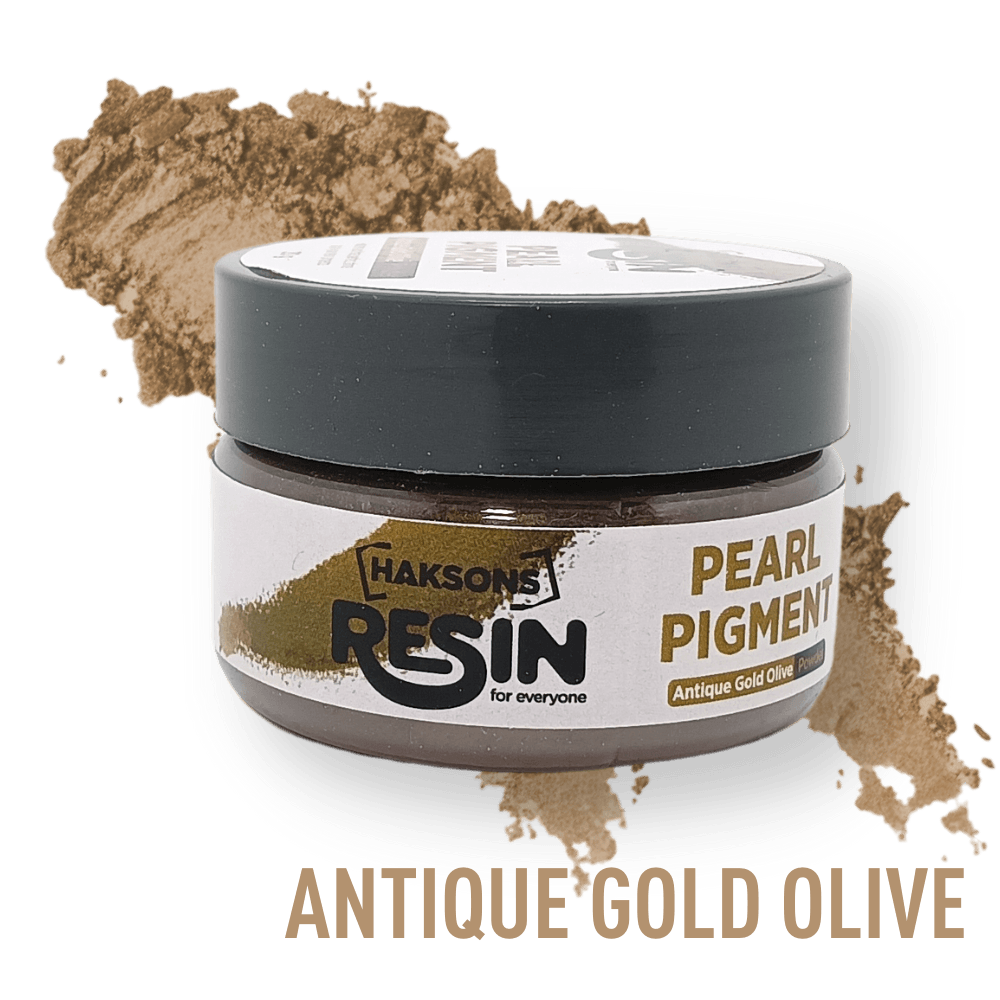 Haksons Pearl Pigments (Mica Powders) - Antique Gold Olive - BohriAli.com