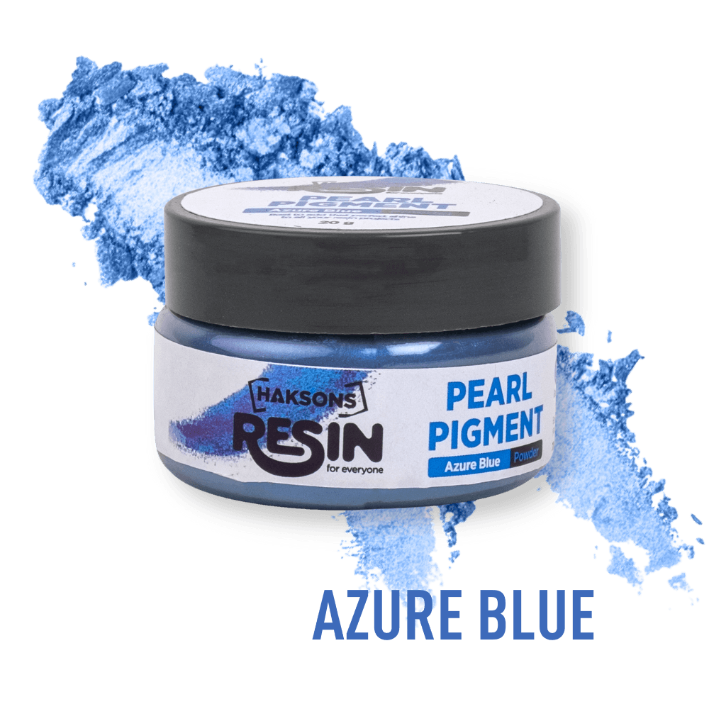 Haksons Pearl Pigments (Mica Powders)- Azure Blue - BohriAli.com