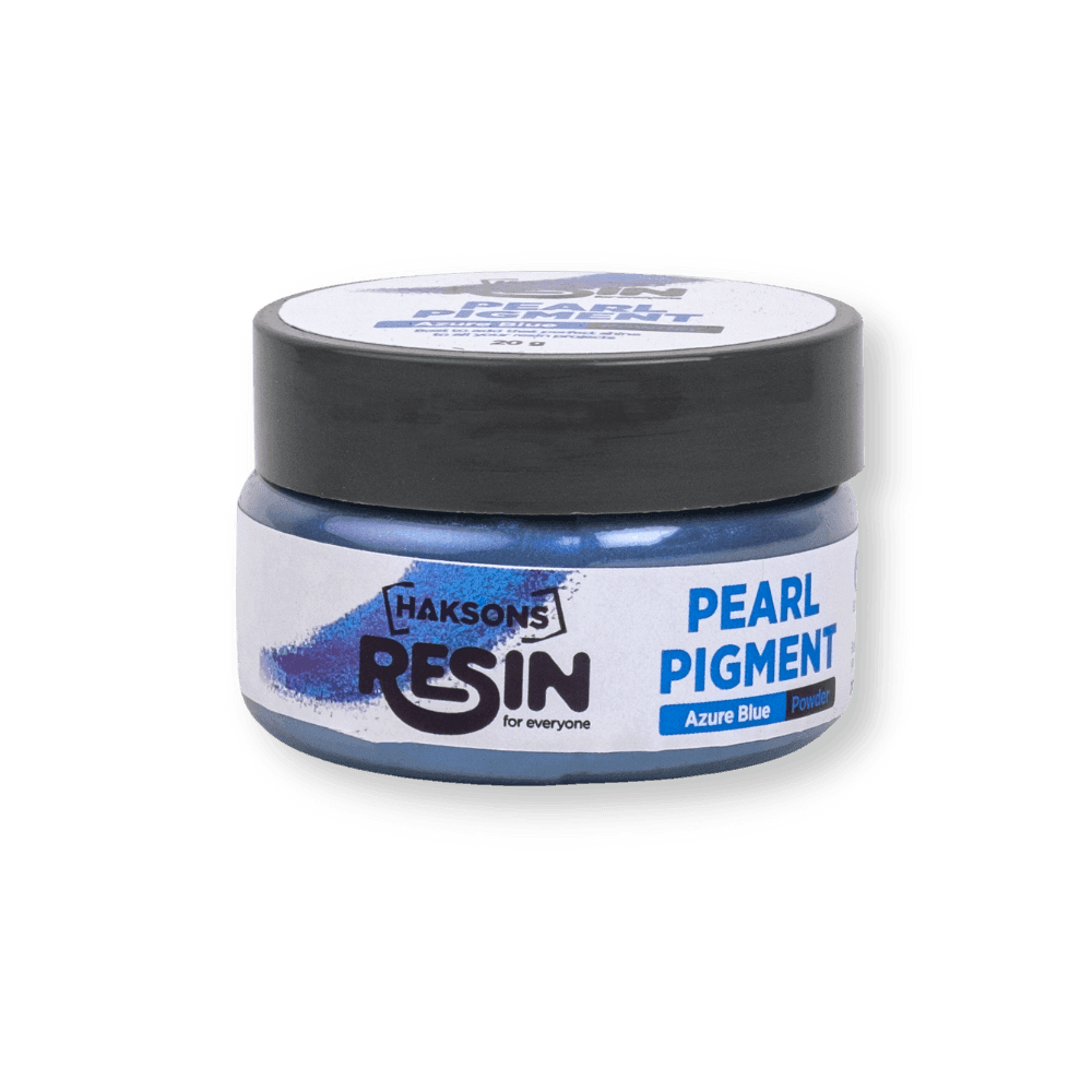 Haksons Pearl Pigments (Mica Powders)- Azure Blue | for Epoxy Resin - BohriAli.com