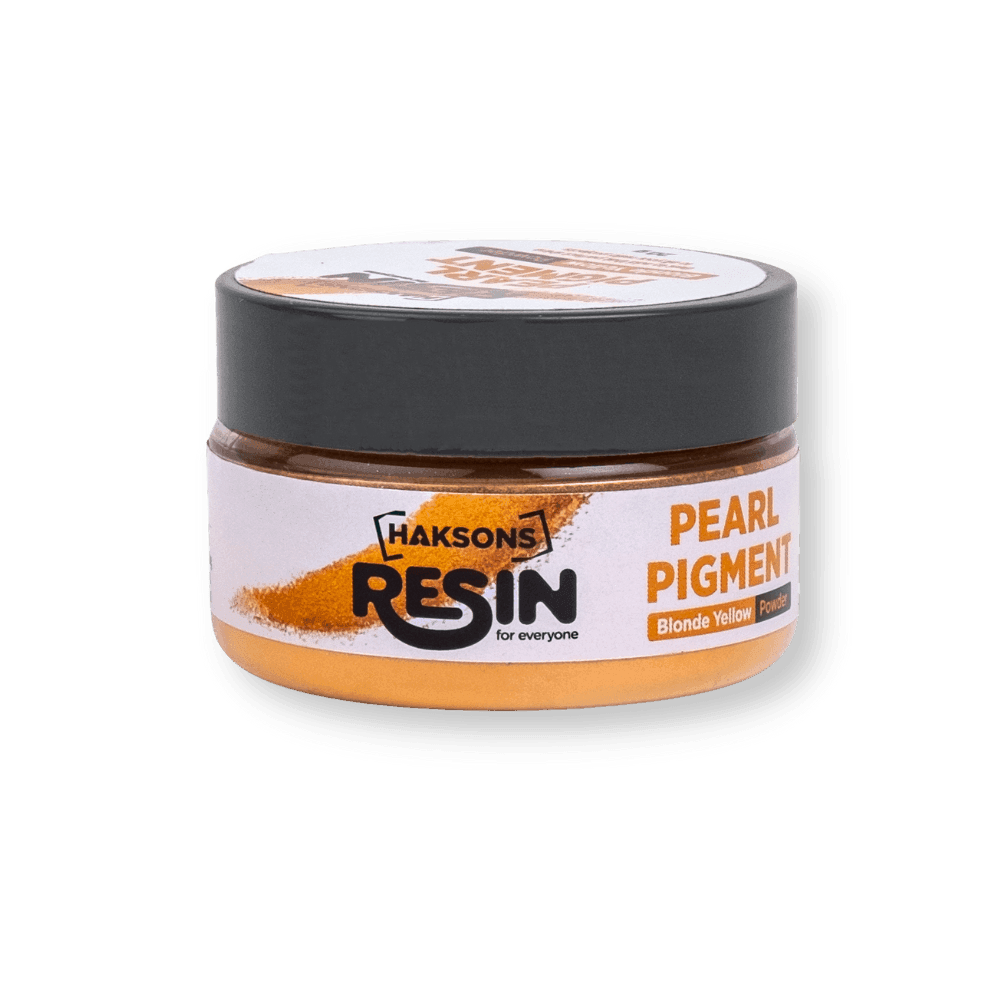 Haksons Pearl Pigments (Mica Powders) - Blonde Yellow | for Epoxy Resin - BohriAli.com