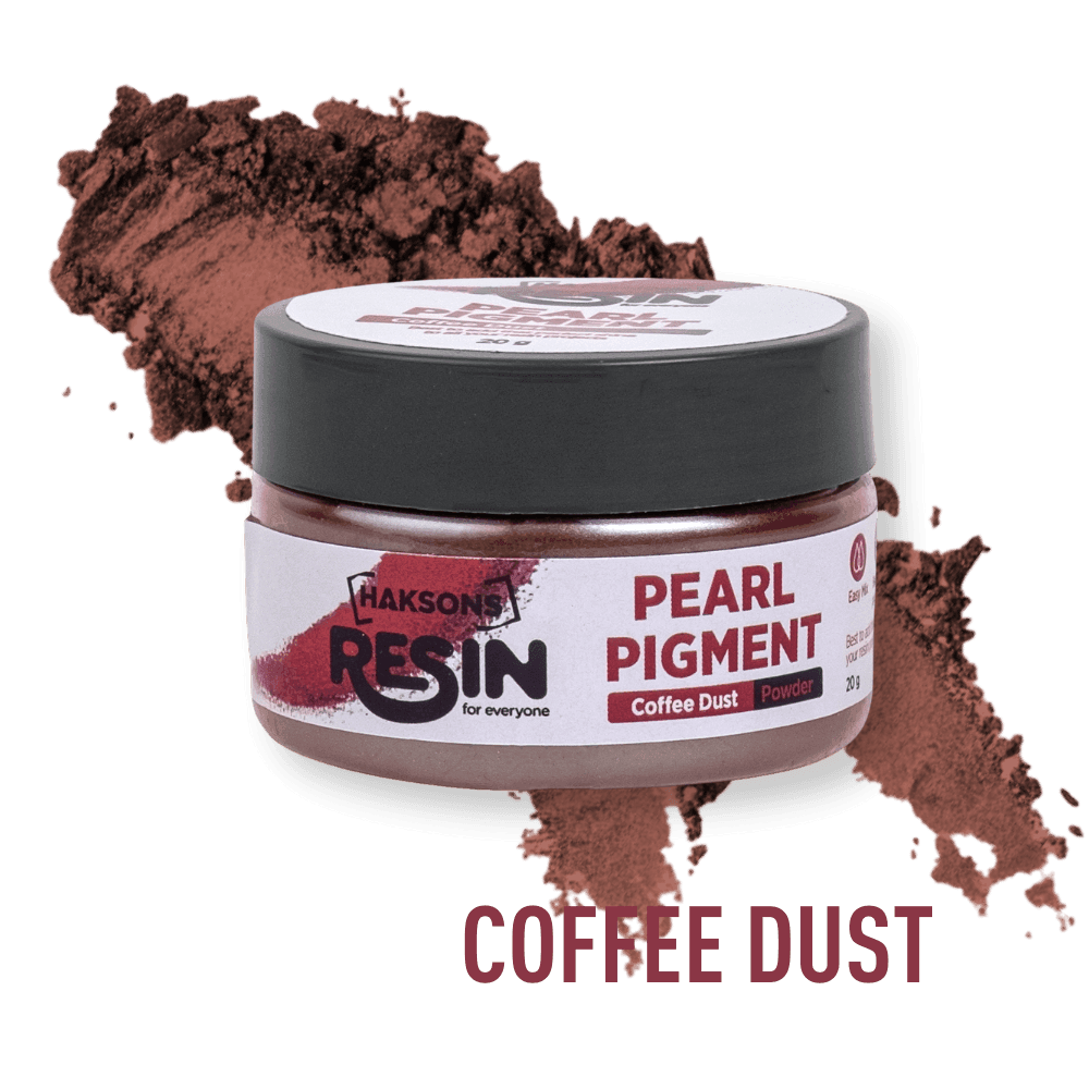 Haksons Pearl Pigments (Mica Powders) - Coffee Dust | for Epoxy Resin - BohriAli.com
