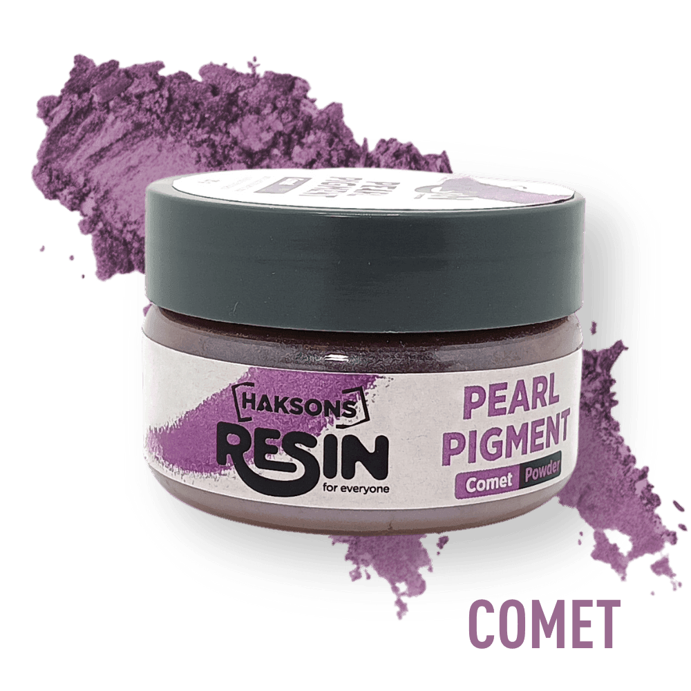 Haksons Pearl Pigments (Mica Powders) - Comet | for Epoxy Resin - BohriAli.com