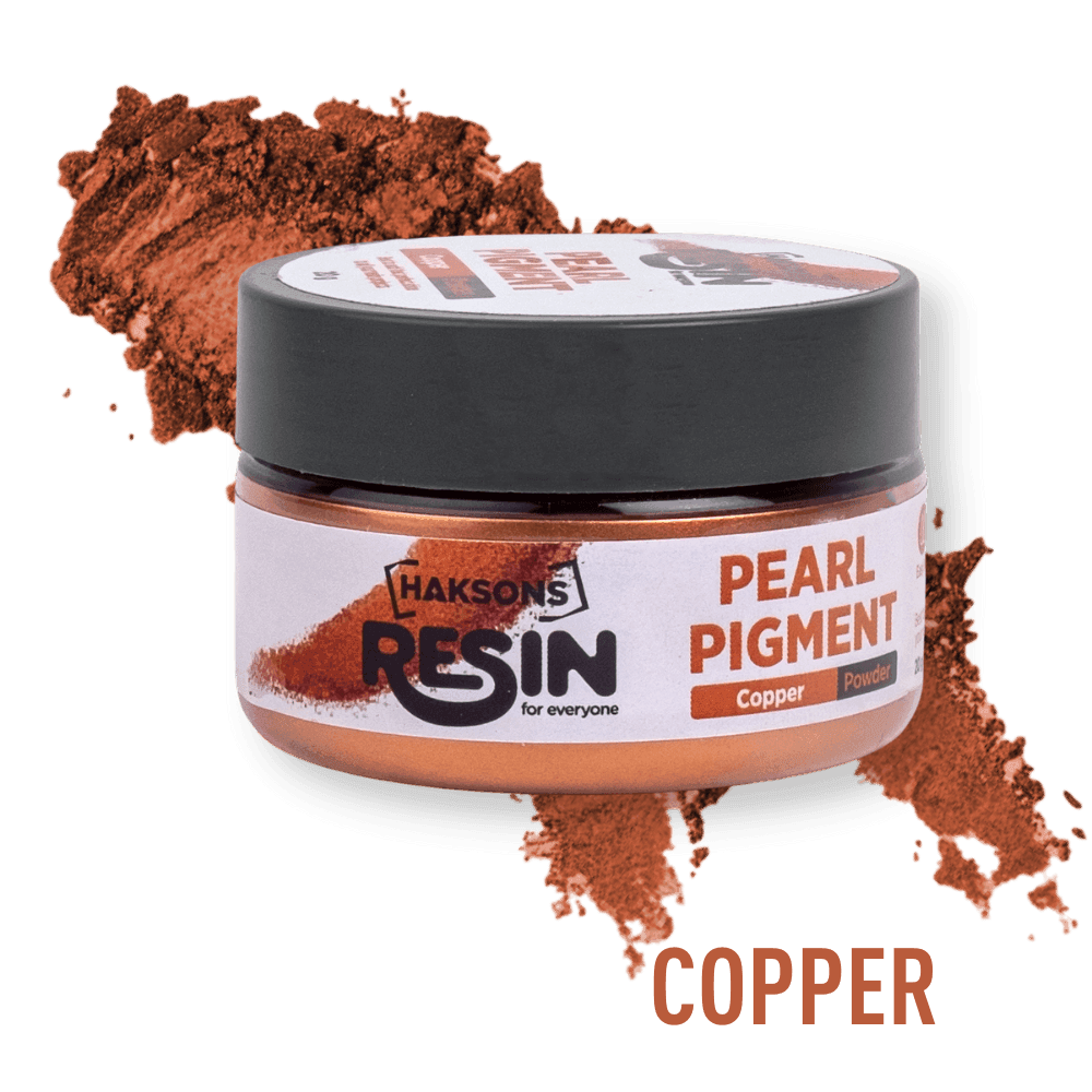 Haksons Pearl Pigments (Mica Powders) - Copper | for Epoxy Resin - BohriAli.com