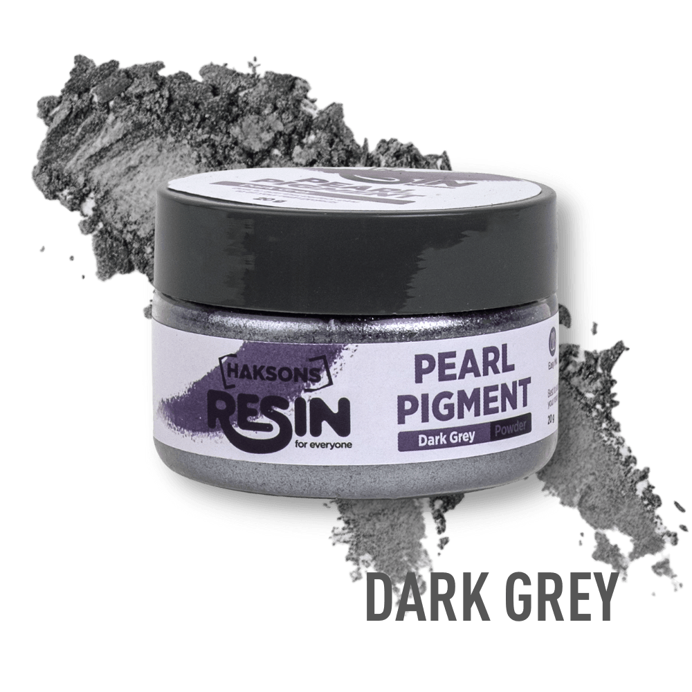 Haksons Pearl Pigments (Mica Powders) - Dark Grey - BohriAli.com