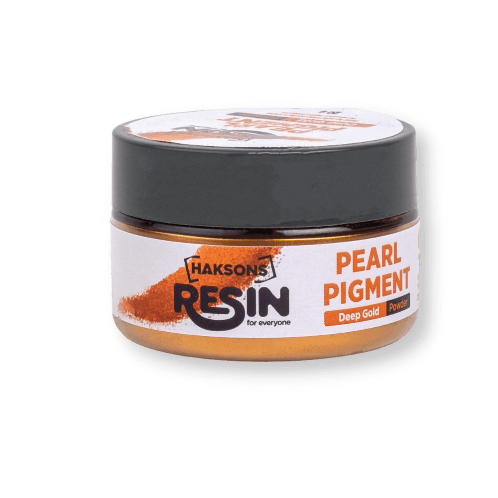 Haksons Pearl Pigments (Mica Powders) - Deep Gold | for Epoxy Resin - BohriAli.com