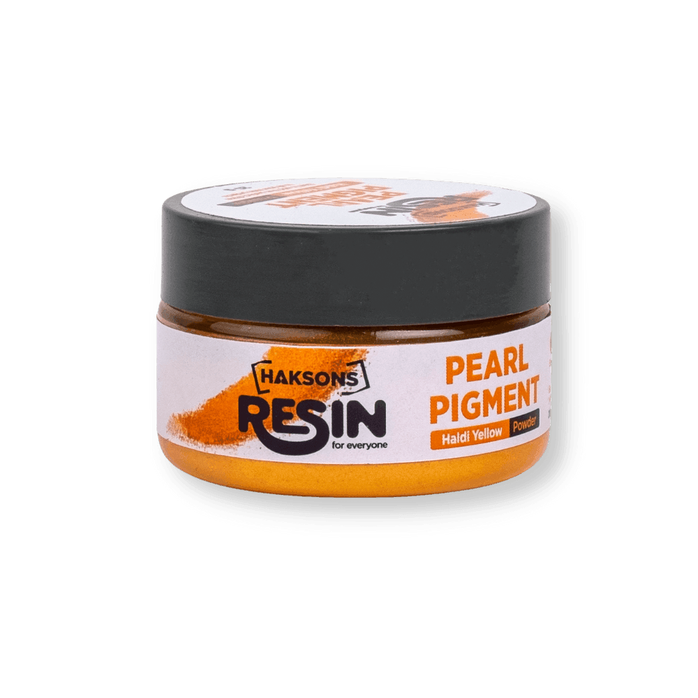 Haksons Pearl Pigments (Mica Powders) - Haldi Yellow | for Epoxy Resin - BohriAli.com