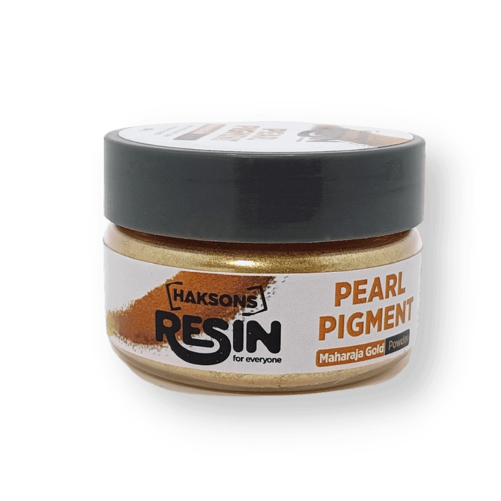 Haksons Pearl Pigments (Mica Powders) - Maharaja Gold | for Epoxy Resin - BohriAli.com