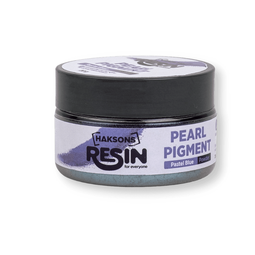 Haksons Pearl Pigments (Mica Powders) - Pastel Blue | for Epoxy Resin - BohriAli.com