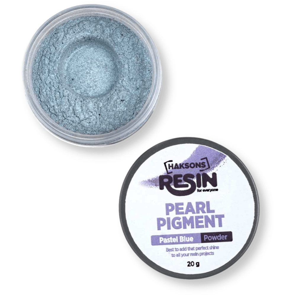 Haksons Pearl Pigments (Mica Powders) - Pastel Blue - BohriAli.com