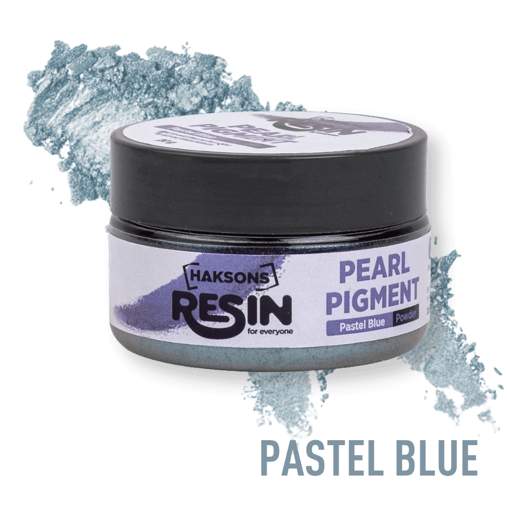 Haksons Pearl Pigments (Mica Powders) - Pastel Blue | for Epoxy Resin - BohriAli.com