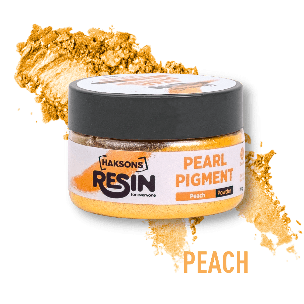 Haksons Pearl Pigments (Mica Powders) - Peach | for Epoxy Resin - BohriAli.com