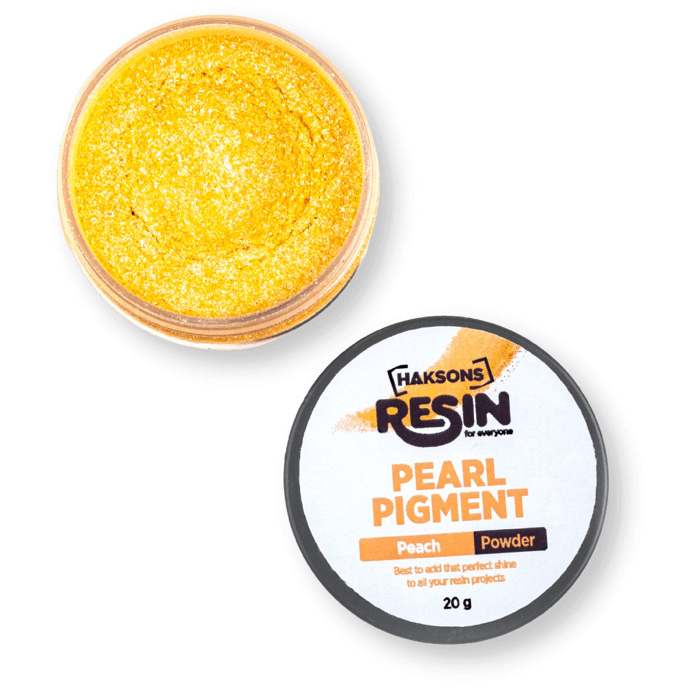 Haksons Pearl Pigments (Mica Powders) - Peach | for Epoxy Resin - BohriAli.com