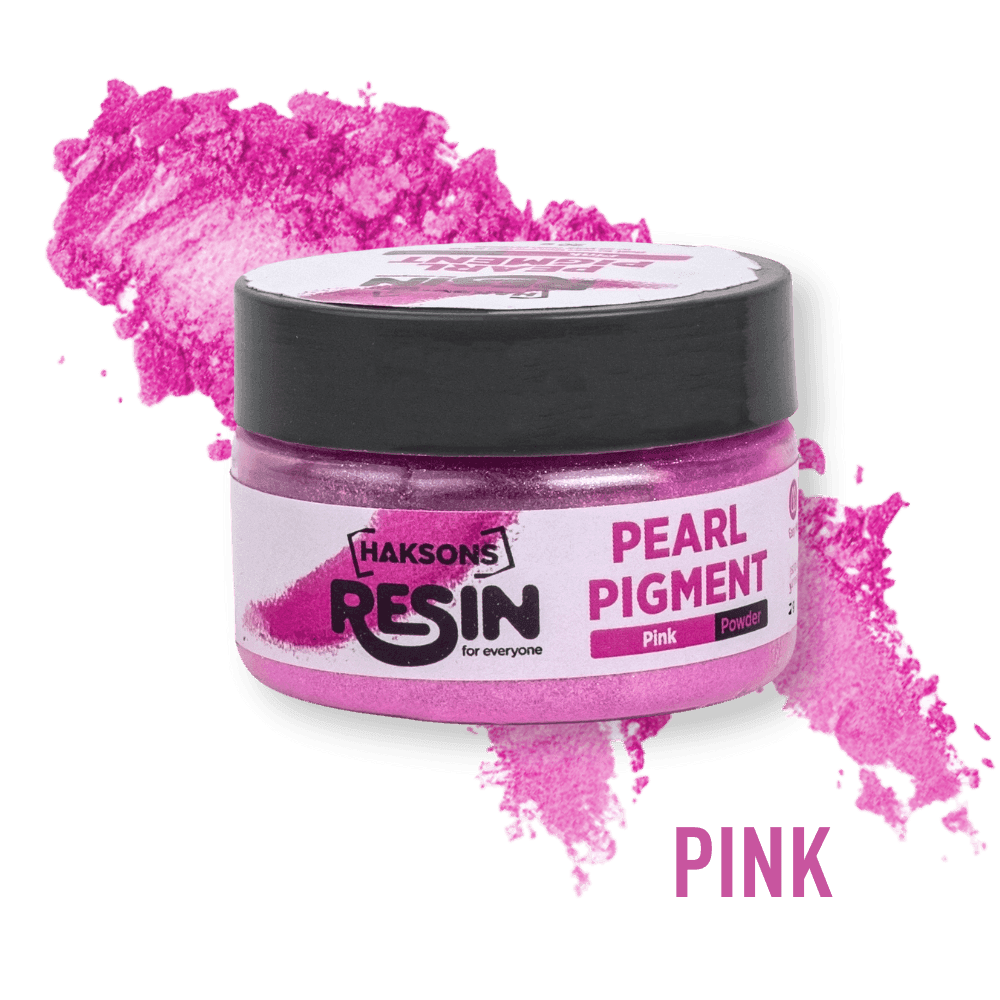Haksons Pearl Pigments (Mica Powders) - Pink | for Epoxy Resin - BohriAli.com
