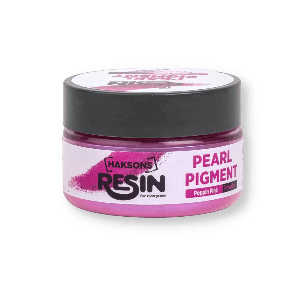 Haksons Pearl Pigments (Mica Powders) - Poppin Pink | for Epoxy Resin - BohriAli.com