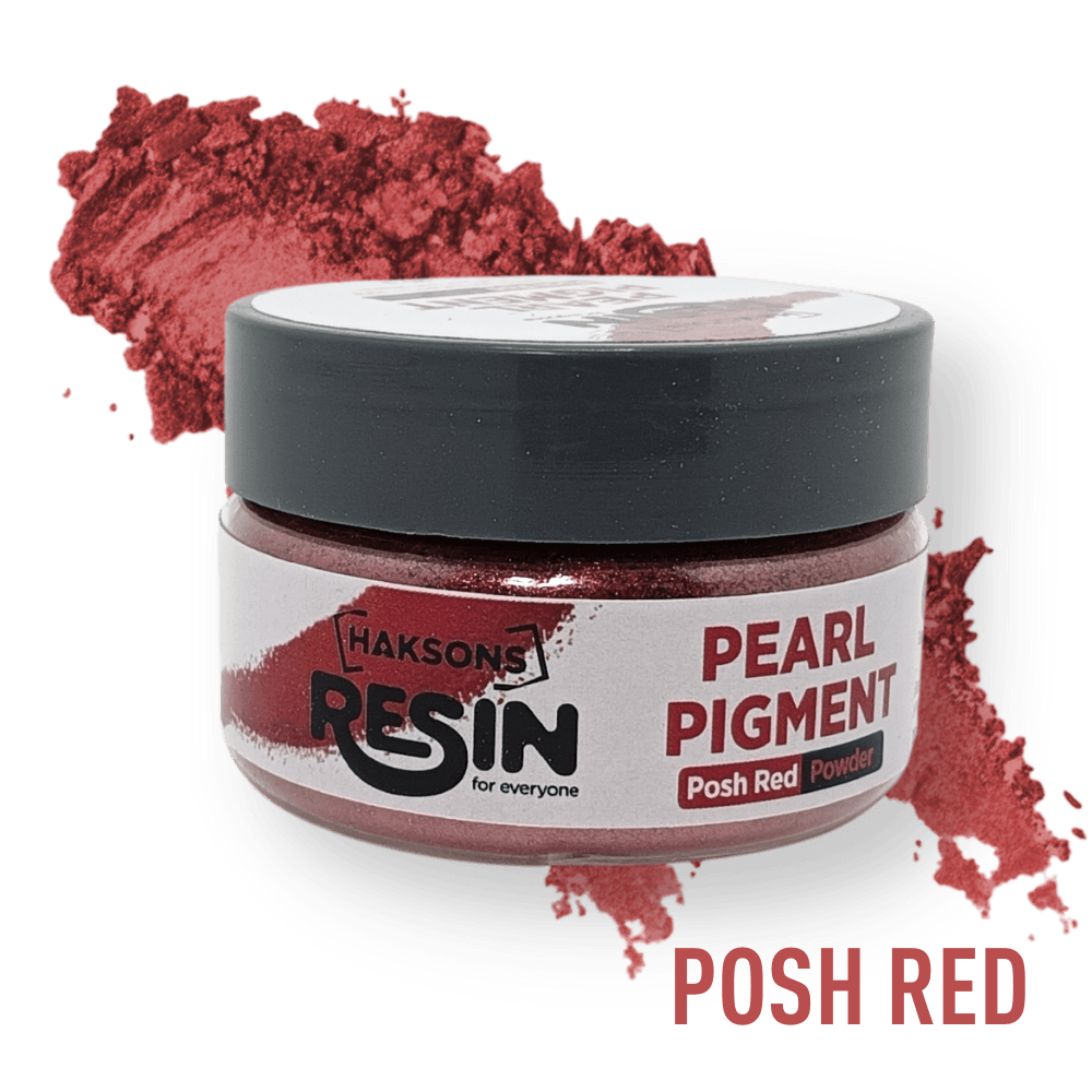 Haksons Pearl Pigments (Mica Powders) - Posh Red - BohriAli.com