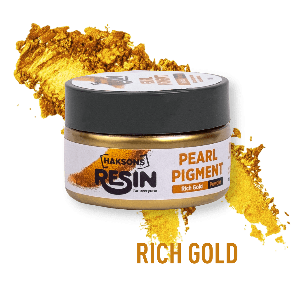 Haksons Pearl Pigments (Mica Powders) - Rich Gold - BohriAli.com