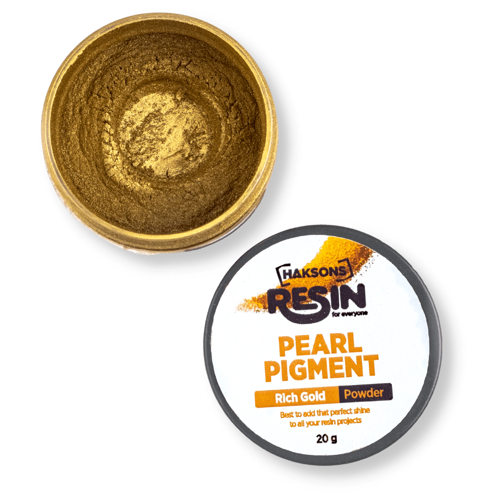Haksons Pearl Pigments (Mica Powders) - Rich Gold - BohriAli.com