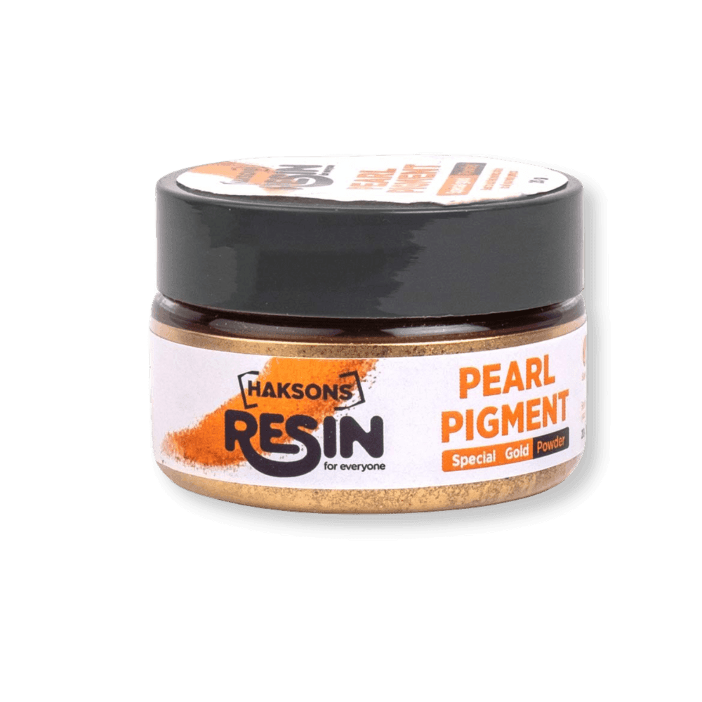 Haksons Pearl Pigments (Mica Powders) - Special Gold | for Epoxy Resin - BohriAli.com