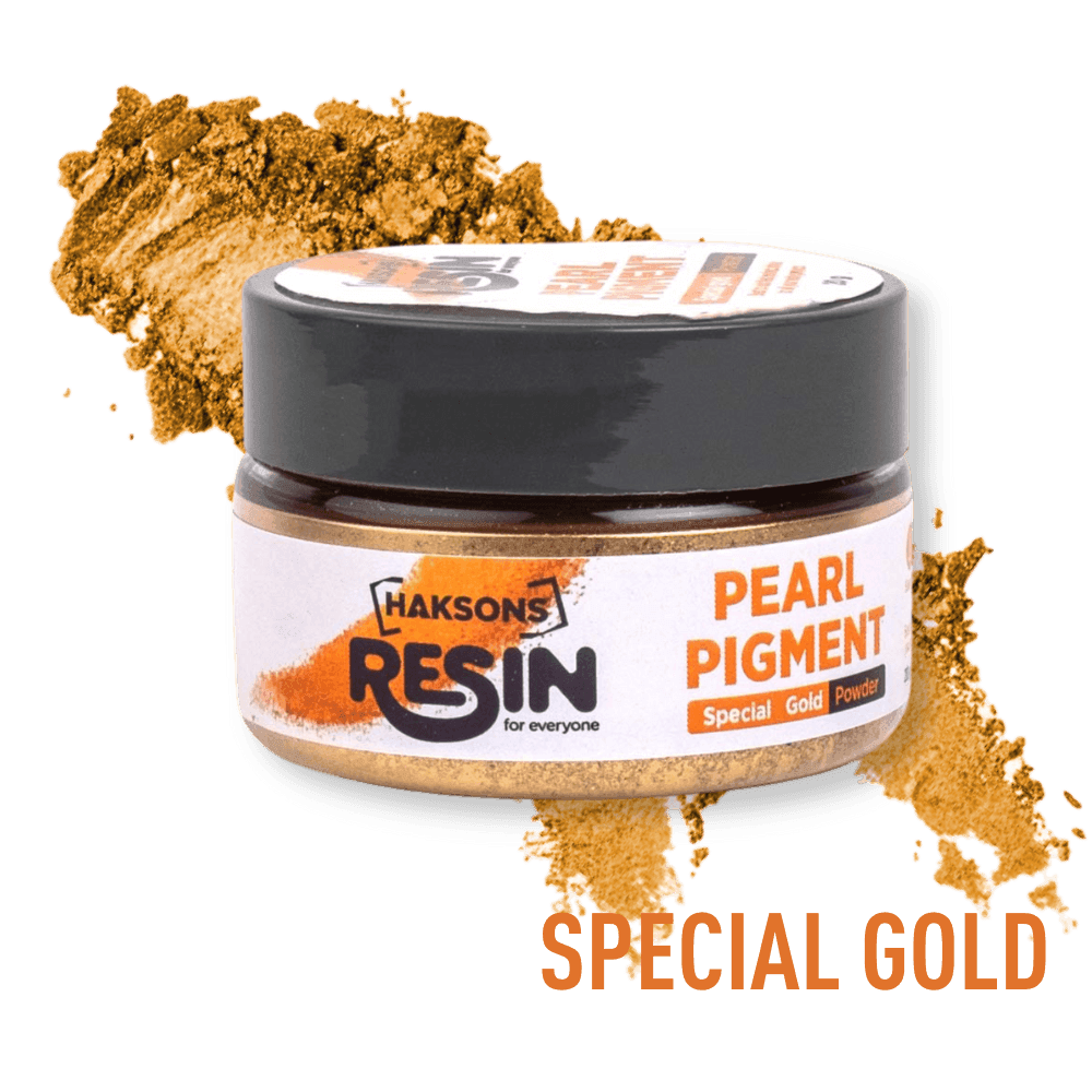 Haksons Pearl Pigments (Mica Powders) - Special Gold | for Epoxy Resin - BohriAli.com