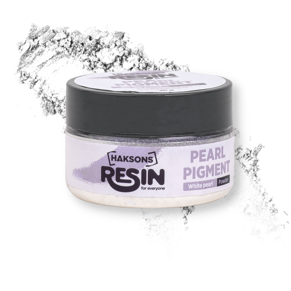 Haksons Pearl Pigments (Mica Powders) - White - BohriAli.com