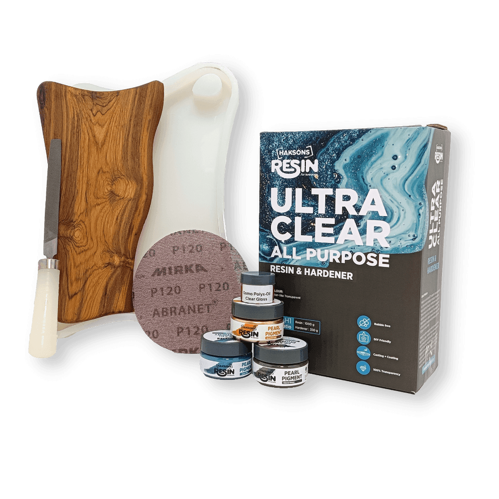Haksons Signature Platter Kit - Resin & Wood (with Silicone Mould) - BohriAli.com