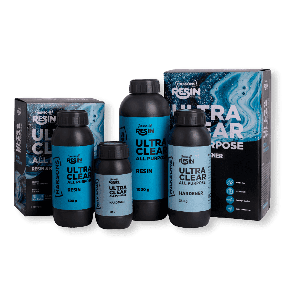 Haksons Ultra Clear All Purpose Epoxy Resin and Hardener (3:1) - BohriAli.com
